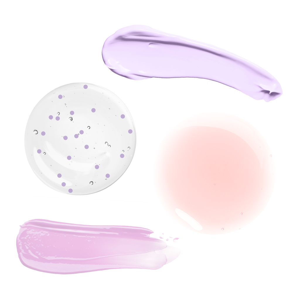 Violettes Wasser-Set