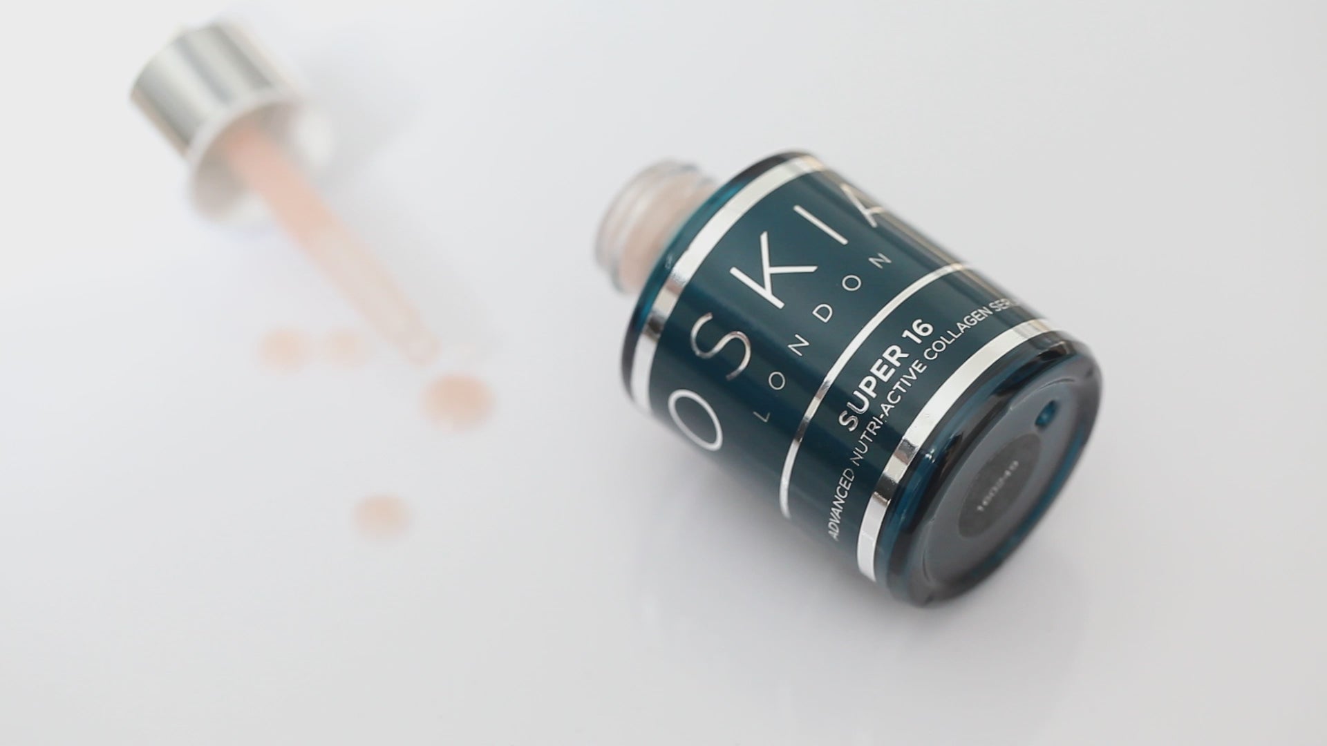 A video of OSKIA's super 16 serum