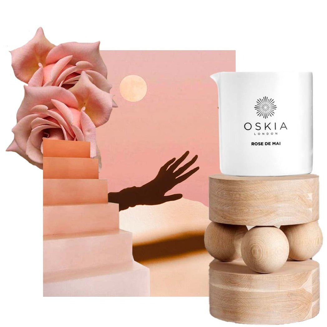 Rose de Mai Behandlungskerze