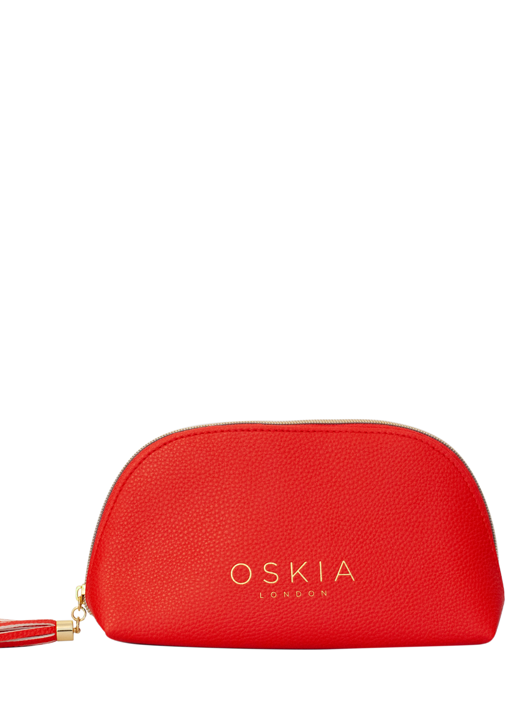 Red OSKIA wash bag