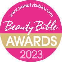 Beauty Bible Awards 2023 Award Sticker - Gold. 