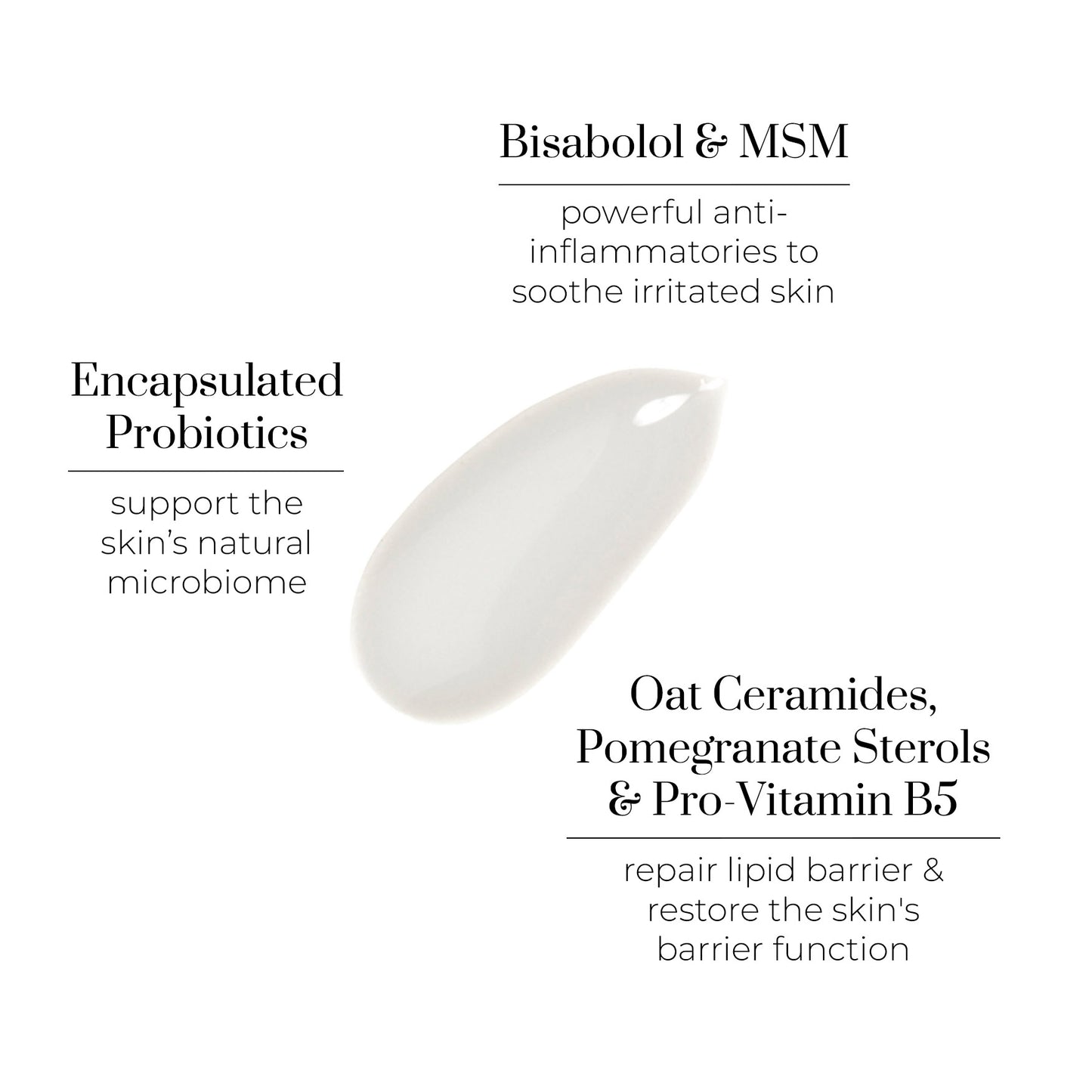 Rest Day Cleansing Milk Annotated Swatch