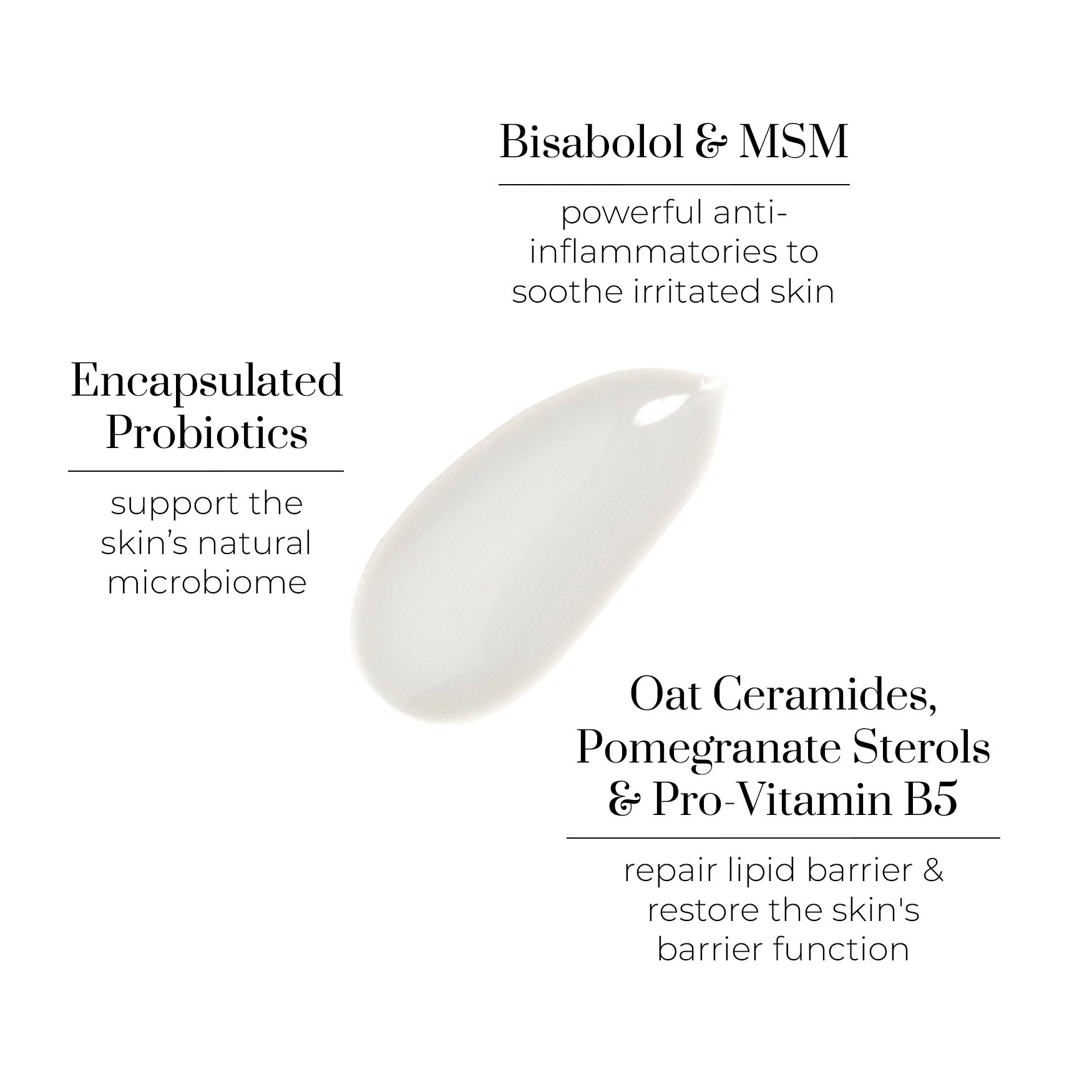 Rest Day Cleansing Milk Annotated Swatch
