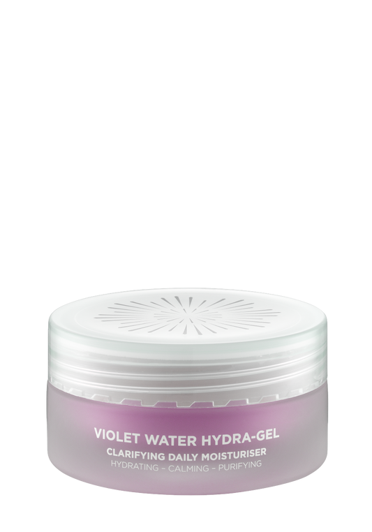 Violettes Wasser-Hydra-Gel