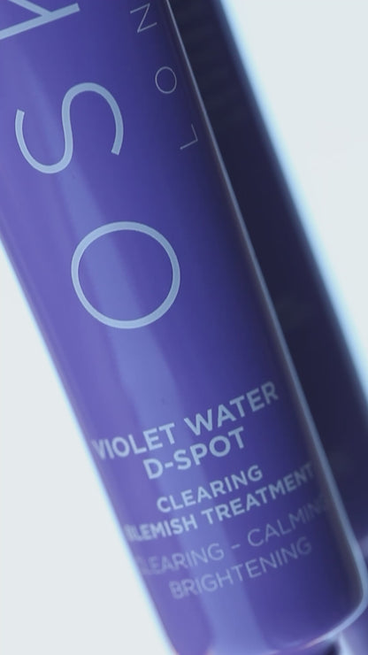 Violetter Wasser-D-Punkt